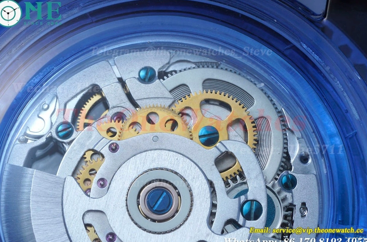 40MM Submariner Skeleton RU Dial F8F Acrylic A2824 Date No 1213